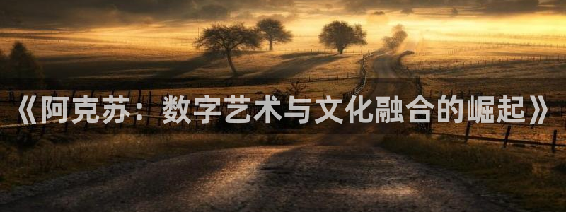 杏耀红酒怎么样：《阿克苏：数字艺术与文化融合的崛起》