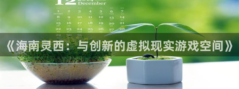 杏耀品牌策划团队介绍：《海南灵西：与创新的虚拟现实游戏空间》